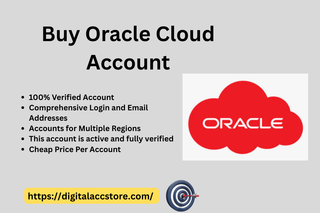 Buy Oracle Cloud Accounts